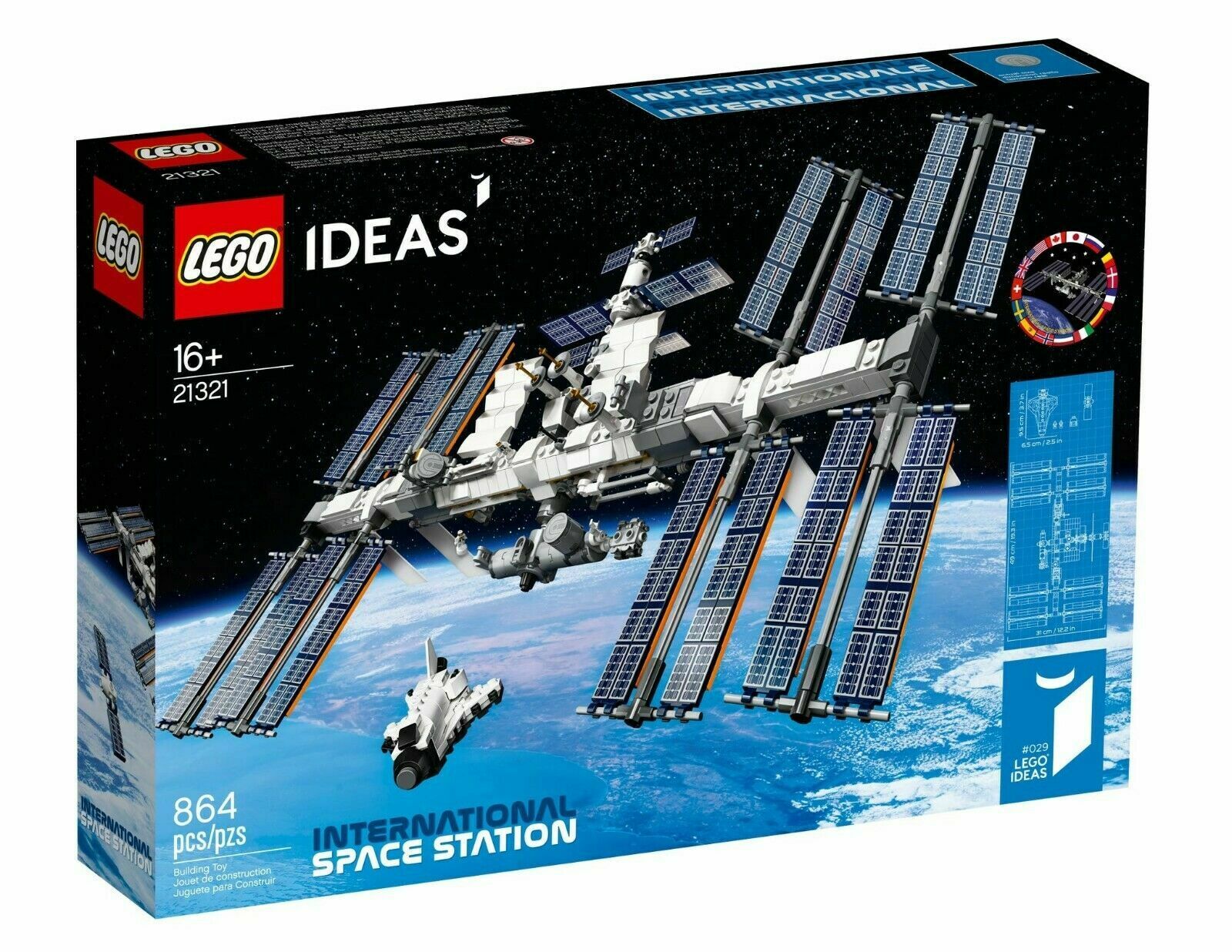 *BRAND NEW* LEGO Ideas International Space Station 21321 NASA Shuttle Rocket ISS