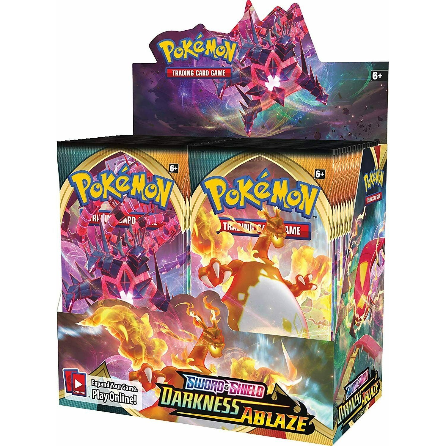 POKEMON TCG Sword And Shield Darkness Ablaze Booster Box Incl 36 Booster Packs