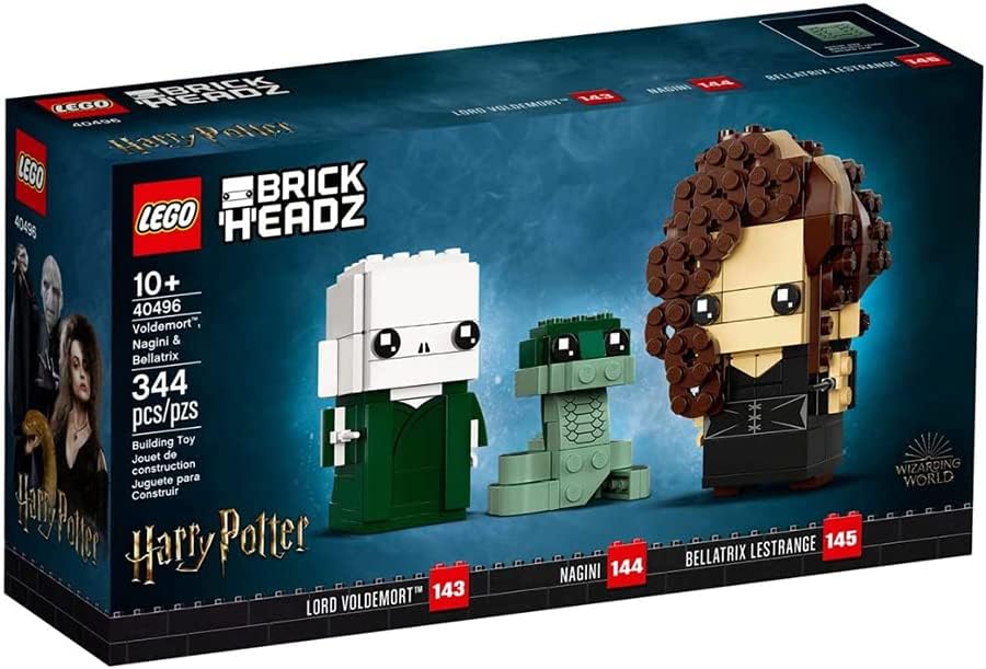 LEGO Harry Potter BrickHeadz 40496 Voldemort, Nagini &amp; Bellatrix