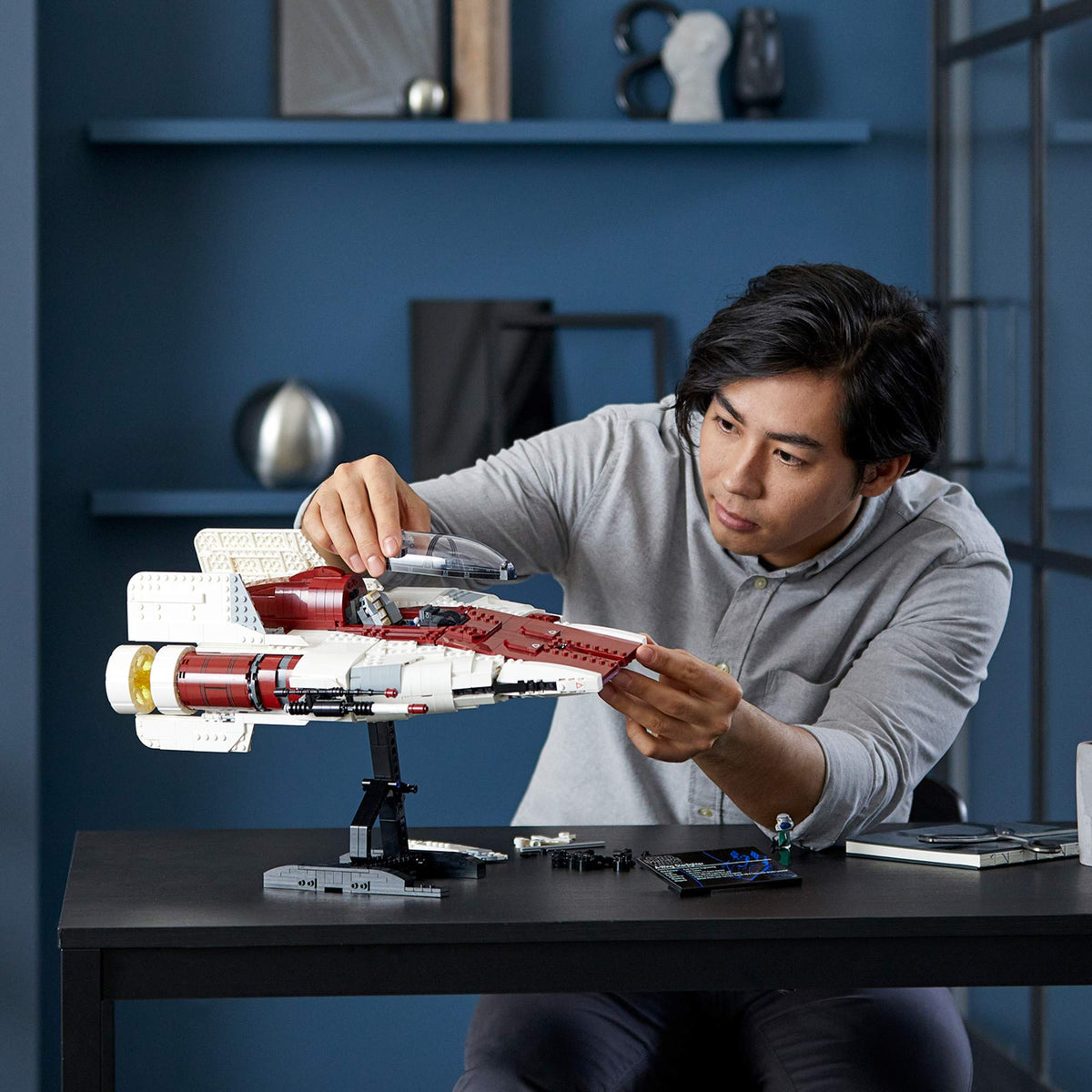 LEGO Star Wars A-Wing Starfighter 75275 Building Kit; Collectible Building Set for Adults; Makes a Star Wars Fans
