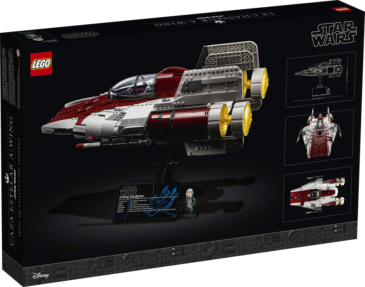 LEGO Star Wars A-Wing Starfighter 75275 Building Kit; Collectible Building Set for Adults; Makes a Star Wars Fans