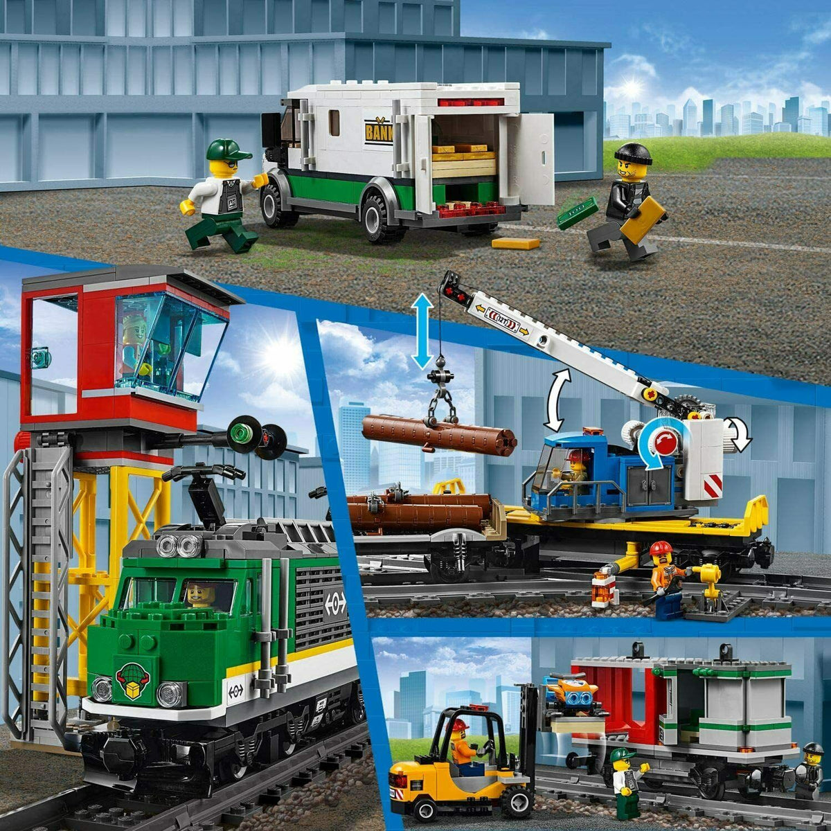 Lego City Cargo Train Set - 60198