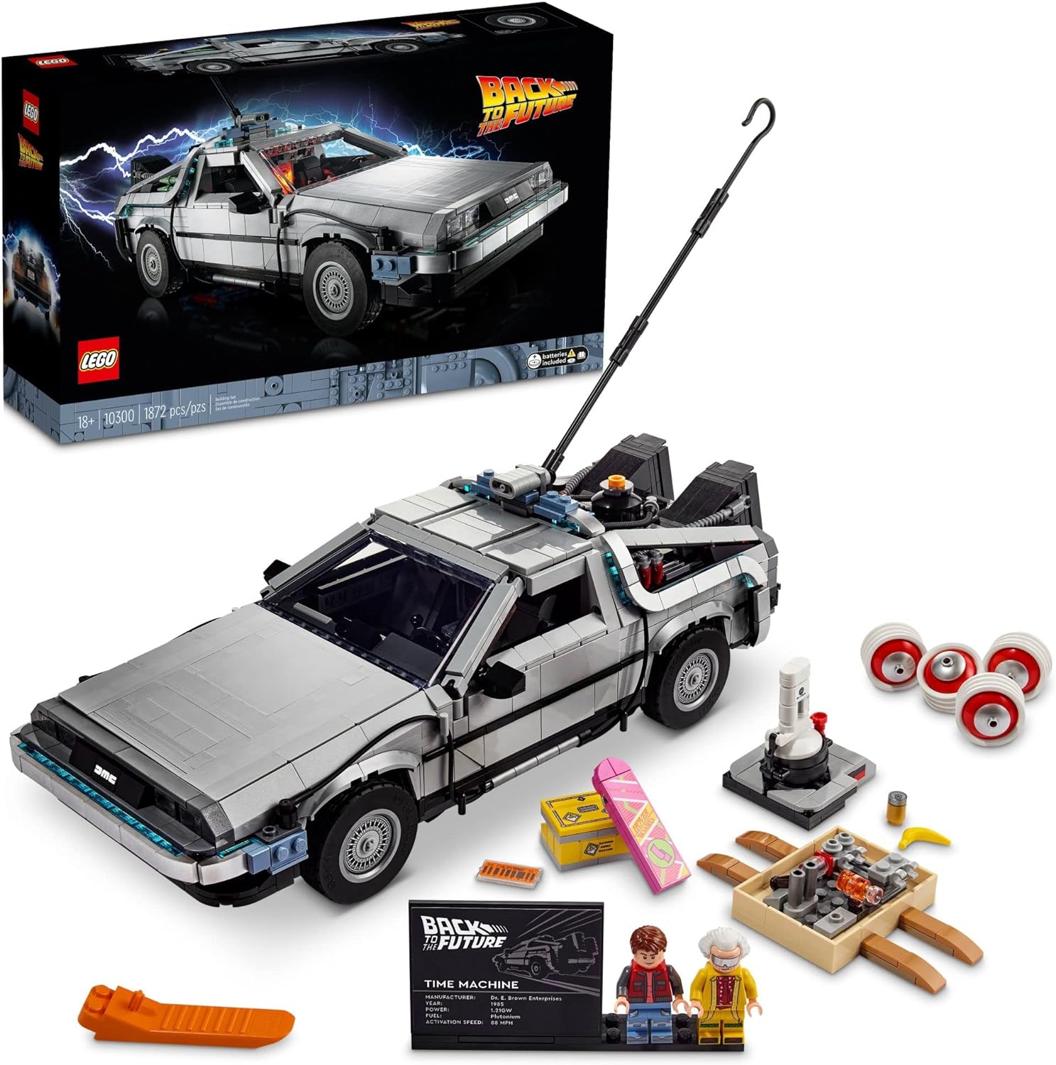 LEGO Icons Back to the Future Time Machine (10300)