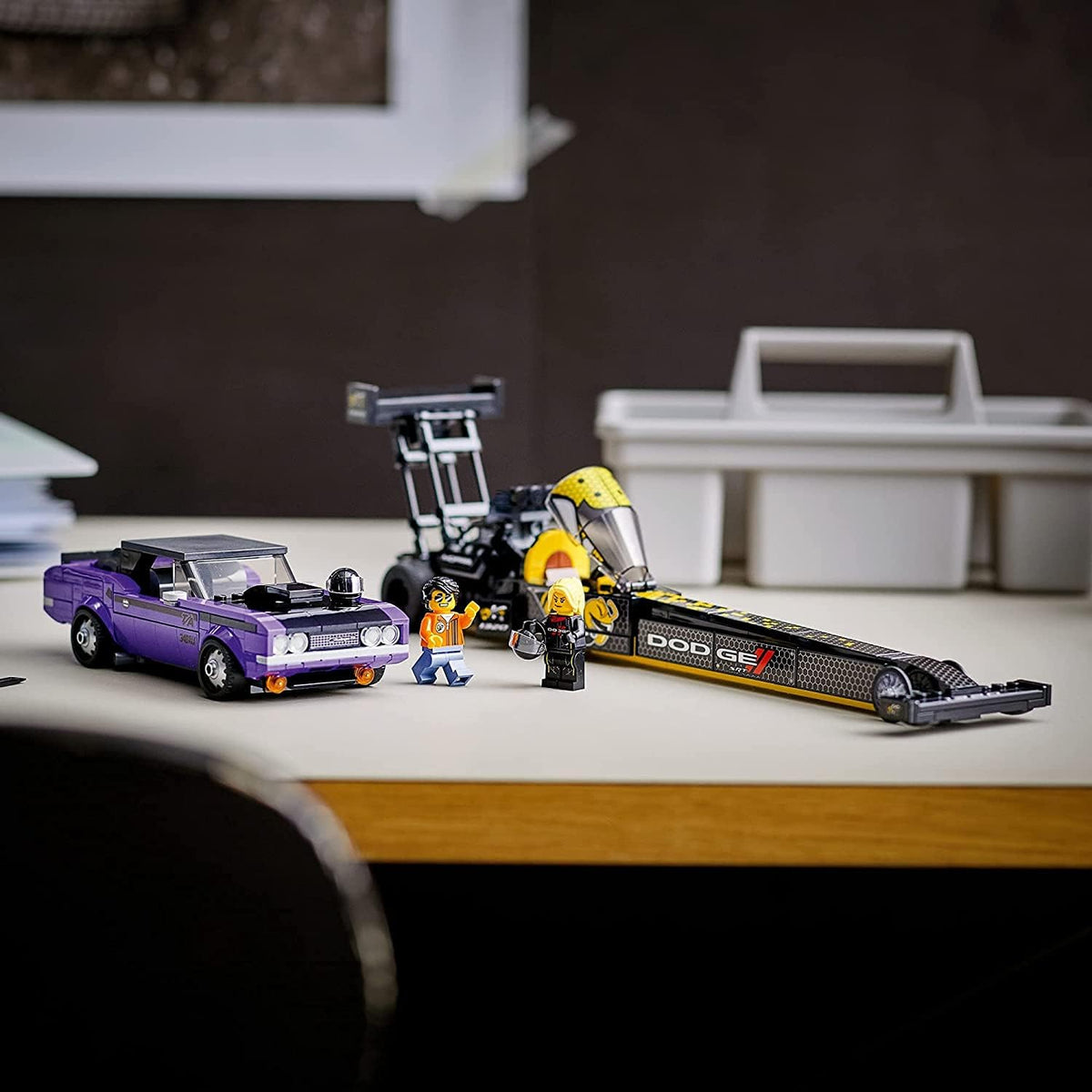 Lego Mopar Dodge//SRT Top Fuel Dragster and 1970 Dodge Challenger T/A 76904