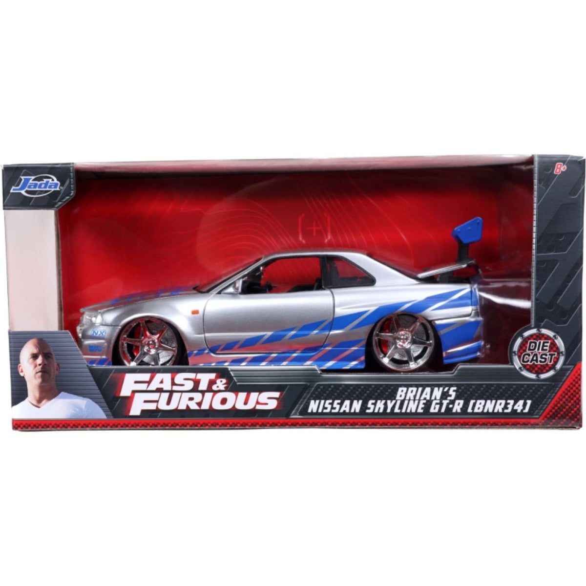 Fast &amp; Furious - 02 Nissan Skyline GT-R 1:24