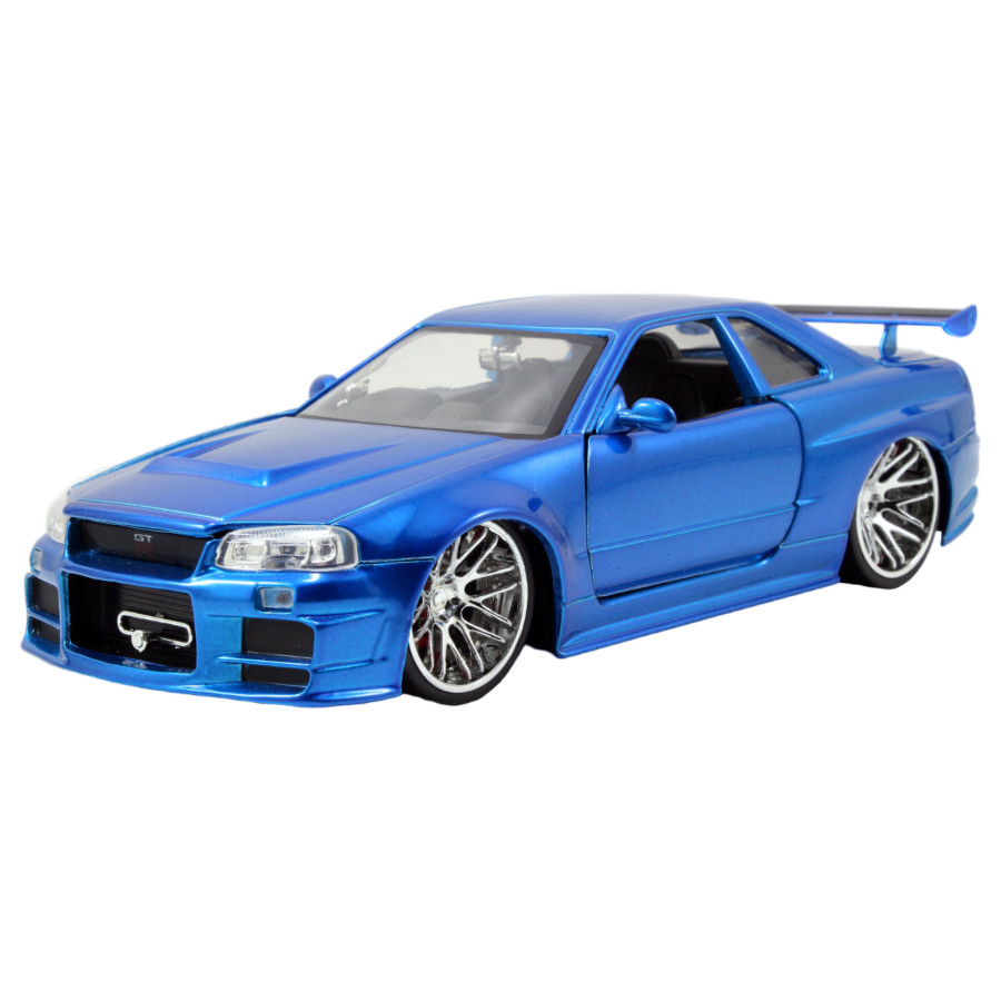Fast &amp; Furious - 02 Nissan Skyline GT-R R34 1:24