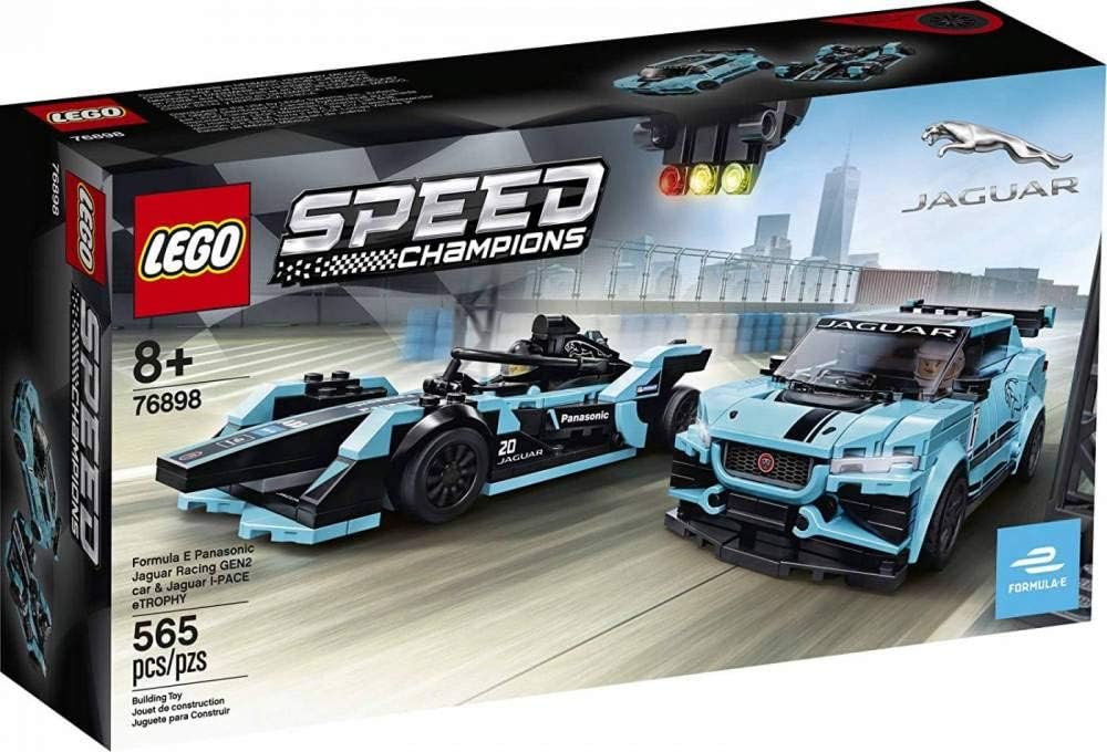 Lego Formula E Panasonic Jaguar Racing GEN2 car &amp; Jaguar I-PACE eTROPHY 76898