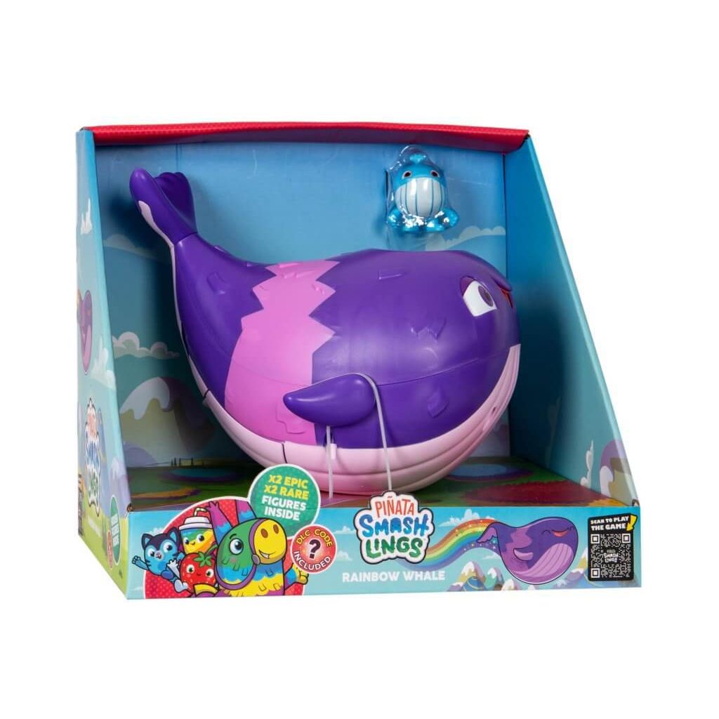 PIÑATA SMASHLINGS Rainbow Whale Playset