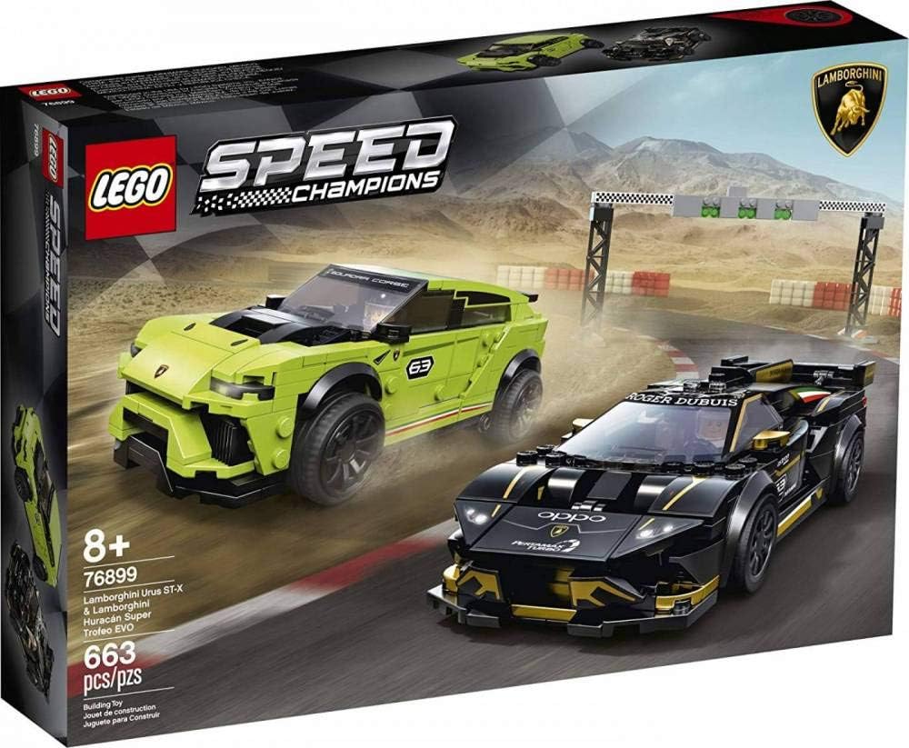 Lego Lamborghini Urus ST-X &amp; Lamborghini Huracán Super Trofeo EVO 76899