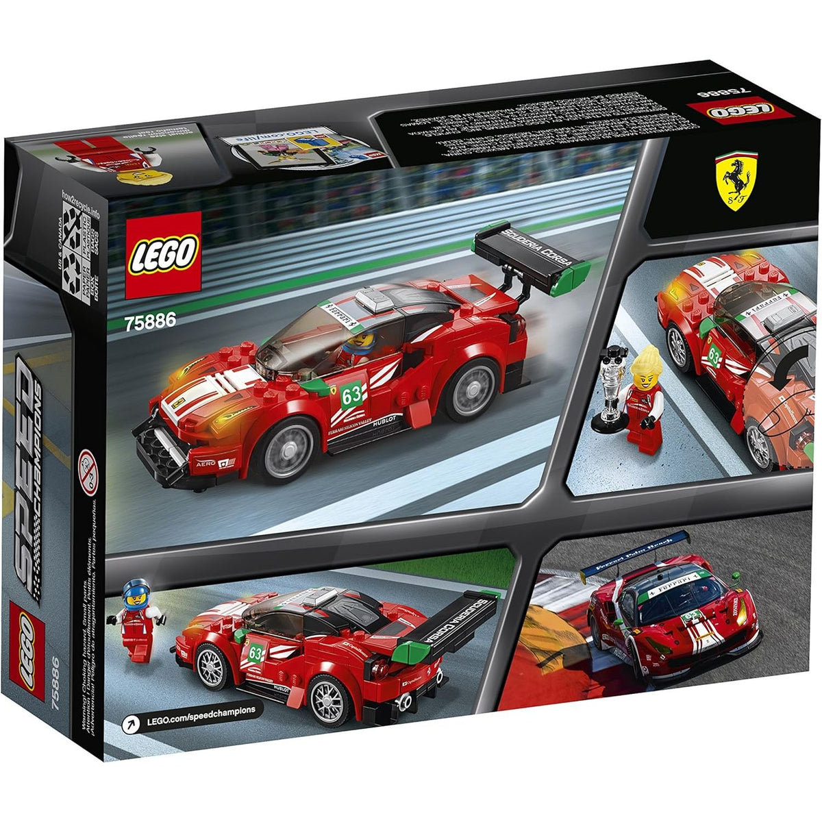 Lego Ferrari 488 GT3 "Scuderria Corsa" 75886