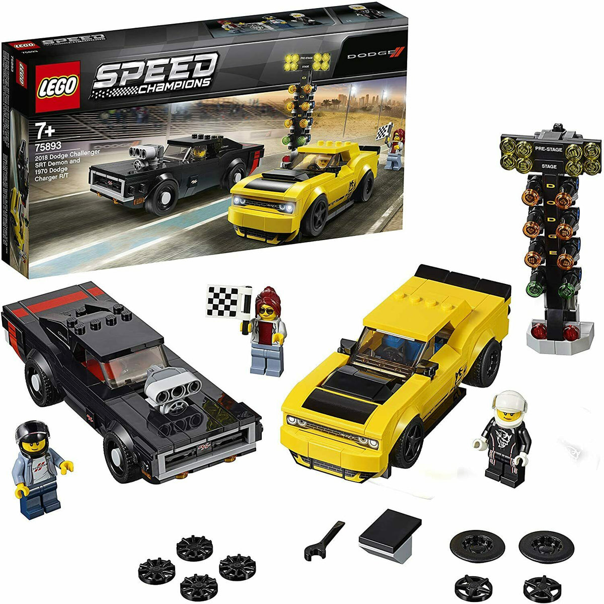 Lego 75893 Speed Champions 2018 Dodge Challenger SRT &amp; 1970 Dodge Charger 75893