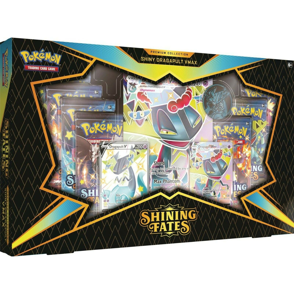 Pokemon Shining Fates Premium Collection Box Dragupult VMAX