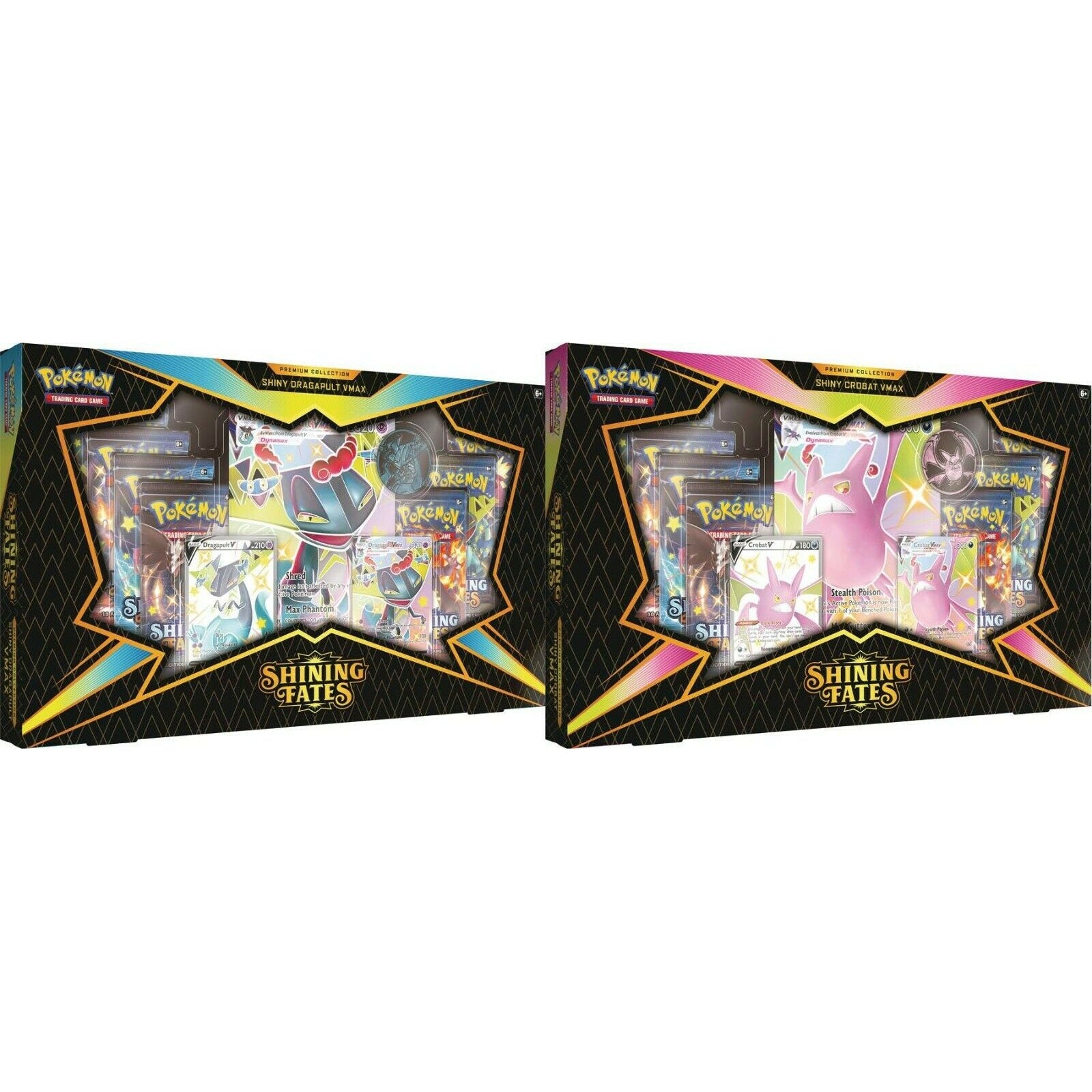 pokemon trading card game shining fates premium collection Pokemon Shining Fates Premium Collection Box Crobat VMAX